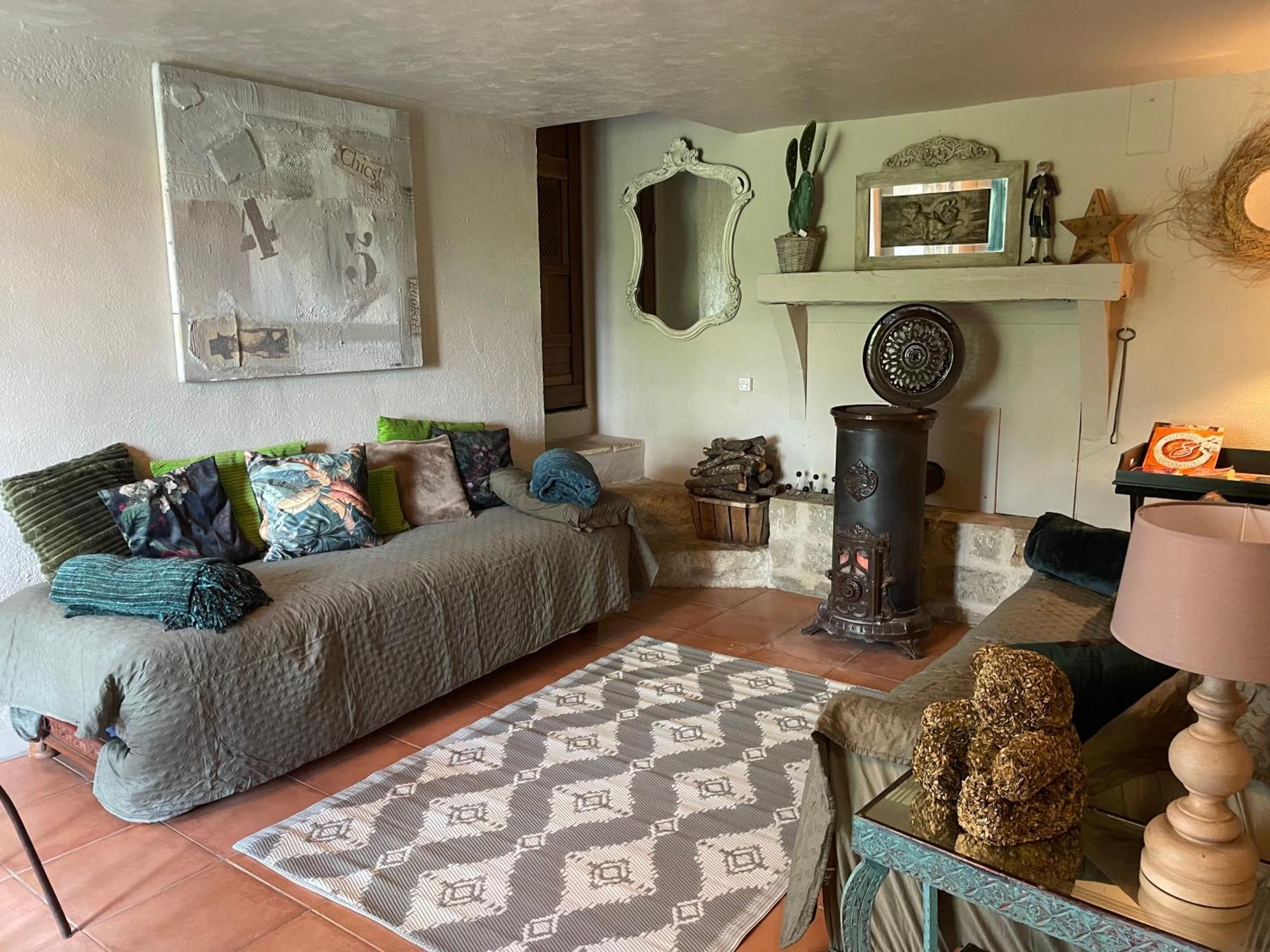Chambre Familiale Avec Terrasse Aux Portes Du Verdon Apartman Trigance Kültér fotó